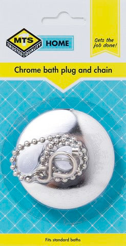 MTS HOME  BATH PLUG CHROME & CHAIN