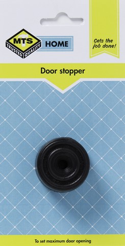 MTS HOME  DOOR STOPPER BLACK 1PC