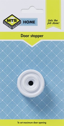 MTS HOME  DOOR STOPPER WHITE 01 PIECE