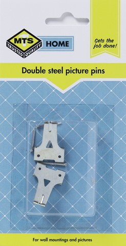 MTS HOME  DOUBLE SIDED PICTURE PINS 2PC