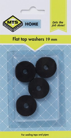 MTS HOME  FAT TAP WASHER 19MM 4PC
