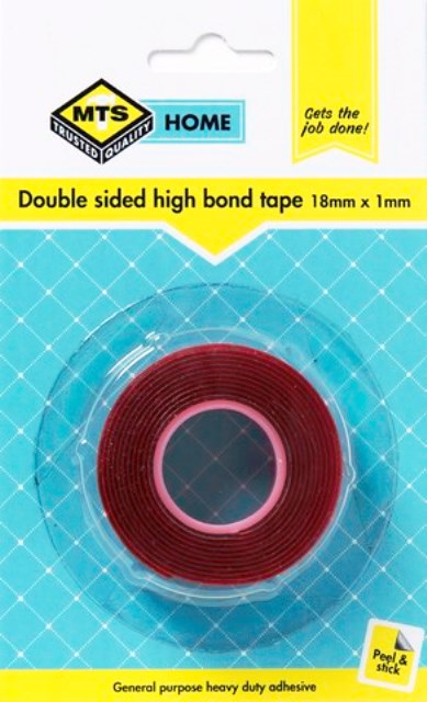 MTS HOME HIGH BOND TAPE 18MM X 1M