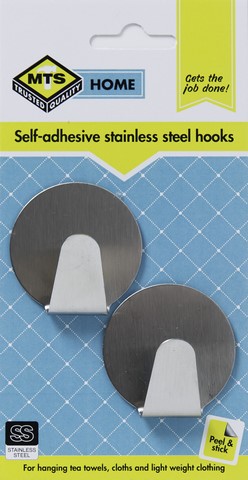 MTS HOME LRG ROUND SSTEEL HOOK 1PC