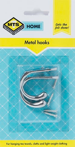 MTS HOME METAL HOOKS 2PC