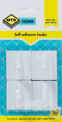 MTS HOME NEW SINGLE HOOK 4PC