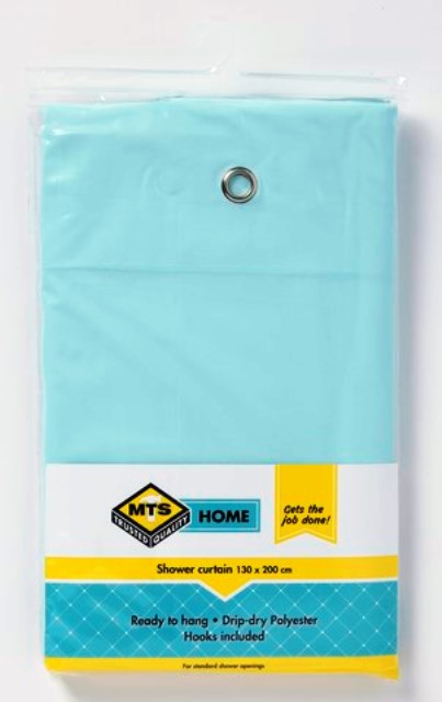MTS HOME  PVC SHOWER CURTAIN WRITING