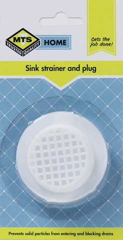 MTS HOME  SINK STRAINER AND PLUG