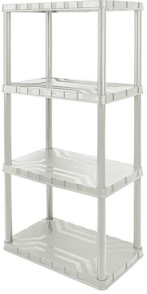 MTS STORAGE 5-TIER PLASTIC SHELF UNIT