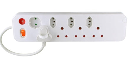 MULITPLUG  8WAY SINGLE SWITCH E-MATE