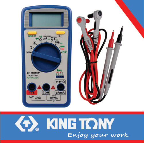 MULTIMETER DIGITAL 10AMP-600V