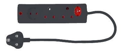MULTIPLUG 3WAY BLACK E/MATE