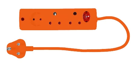 MULTIPLUG 3WAY ORANGE E/MATE
