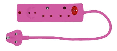 MULTIPLUG 3WAY PINK E/MATE