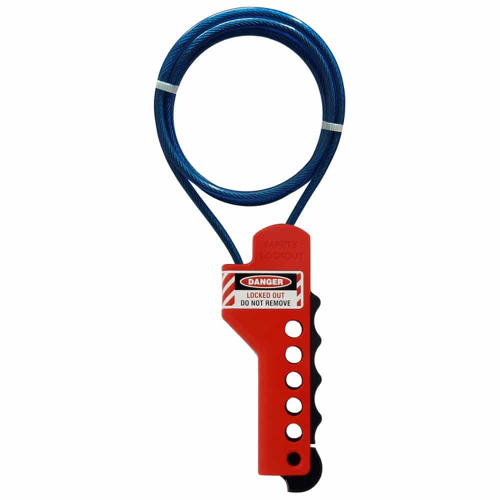 Multipurpose Scissor Cable Lockout Red –