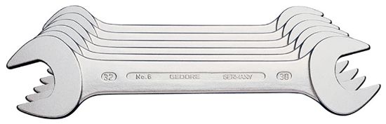No 6-10M Double Open Ended Spanner Set