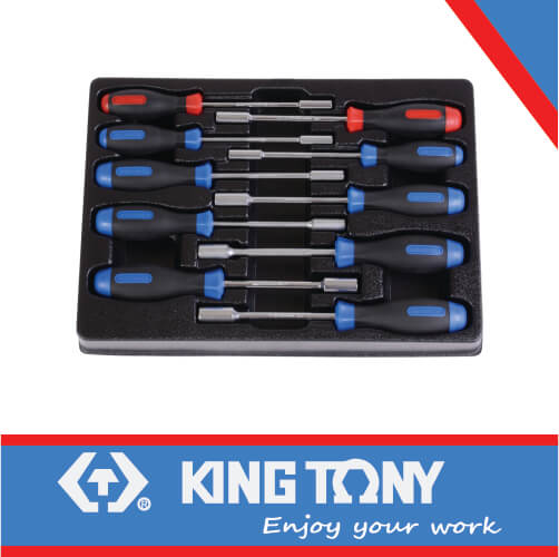 NUT DRIVER SET 6-13MM 10PC