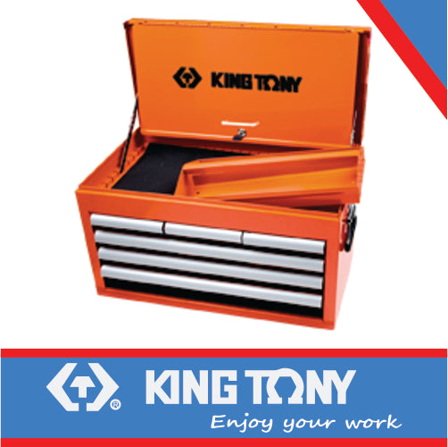 ORANGE TOOL CHEST 6 DRAW BALL BEARING SLIDES
