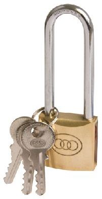 PADLOCK TRI BRASS BOX L/S 32MM #263L 180
