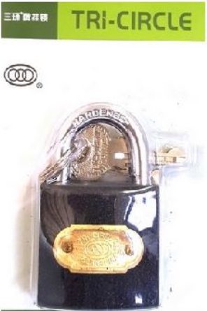 PADLOCK TRI IRON PP 63MM #366 CASE18