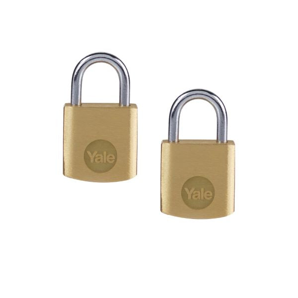 PADLOCK YALE BRASS 40MMP2 Y110B/40/122/2