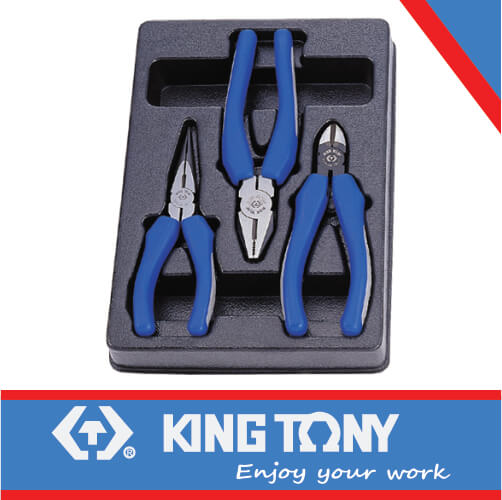 PLIERS SET COMBINATION  LONG AND SIDE CUTTER 3PC
