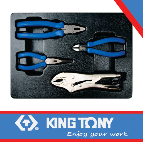 PLIERS SET FOR TOOL TROLLEY 4PC