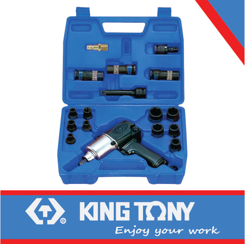 PNEUMATIC IMPACT WRENCH SET 1/2″ 21PC