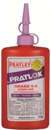 PRATLEY SCREWLOCK GRADE 0-6 50G (4) A