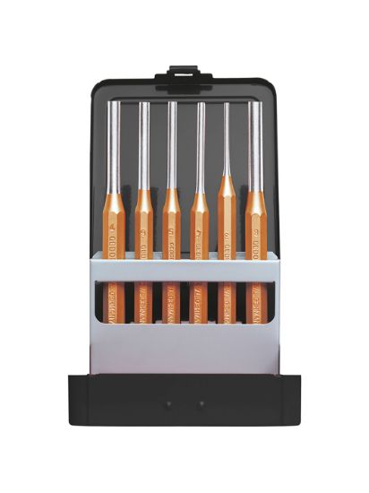 R9020 Pin punch set d.3-8mm +case 6pcs