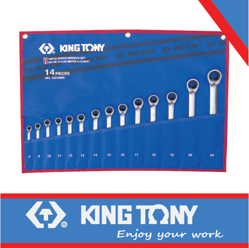 RATCHET WRENCH SET 8-24mm 14 PC