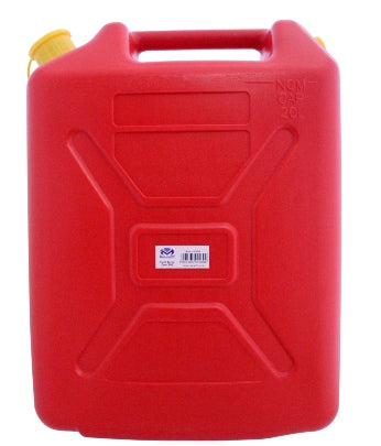 Red Jerry Can 20 Litres (Fuel) Incl. Reversible Pouring Spout