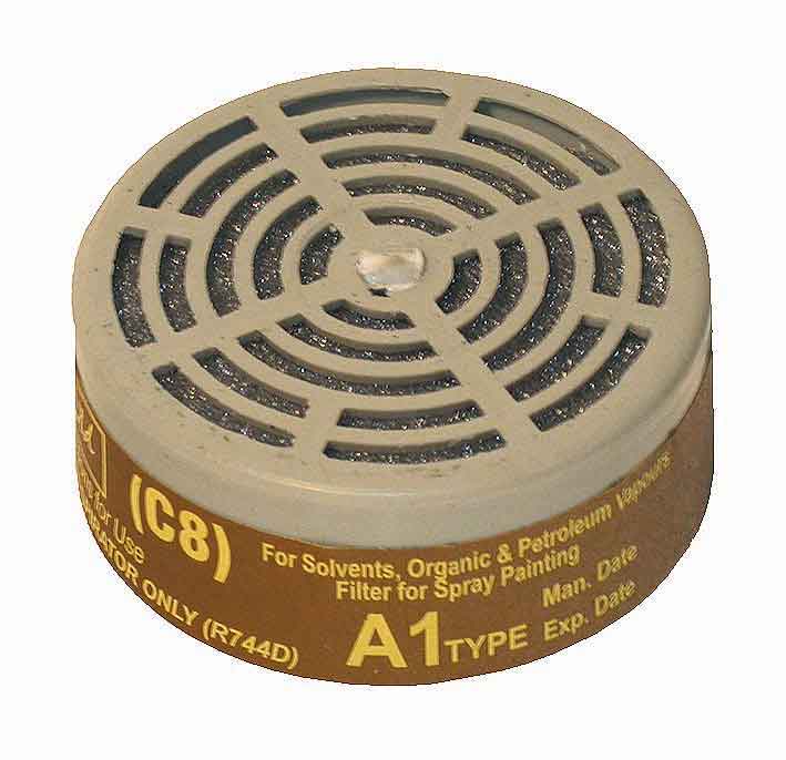 RESPIRATOR SPARE FILTER PAINT A1/C8