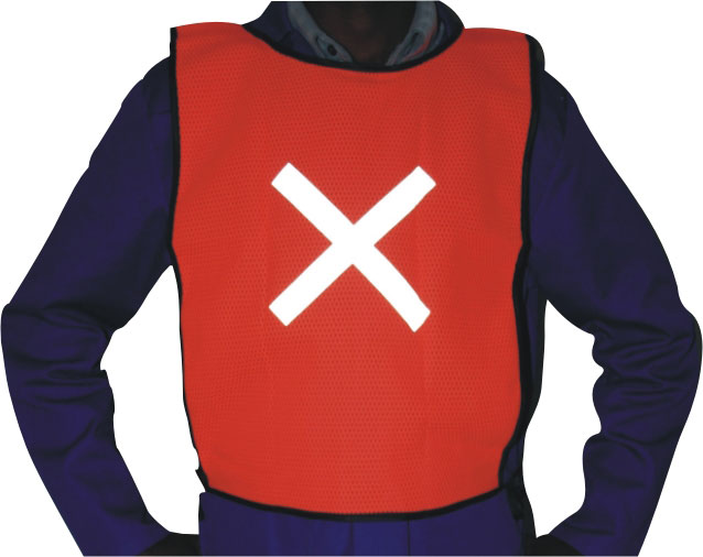 SAFETY MATSAFE MAXI BIB YEL/GRN