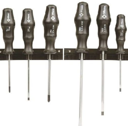 SCREWDRIVER SET WERA BLACK 6PC 1734/6
