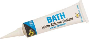SILICONE MTS SEALANT BATH WHITE 90ML (12