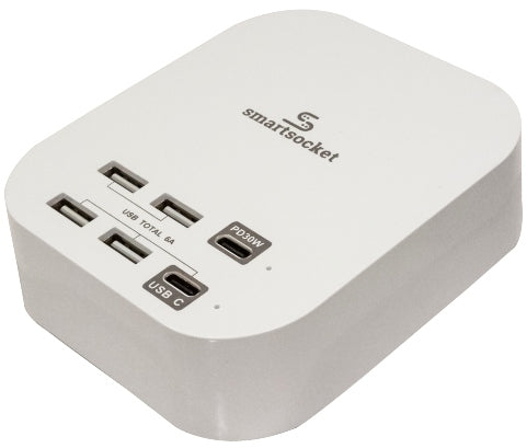 SMARTSOCKET COMP USB PWR HUB PD TECH 6AM