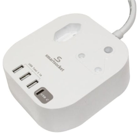 SMARTSOCKET COMPACT USB HUB 1X3 PIN 1X16