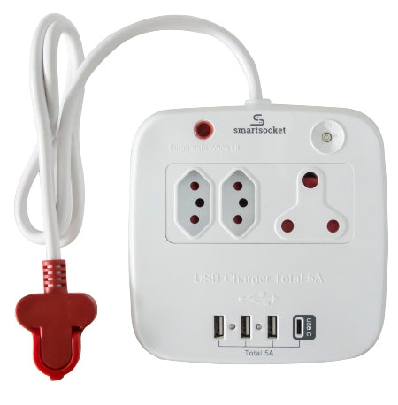 SMARTSOCKET HUB USB SURGE ITH 5AMPW