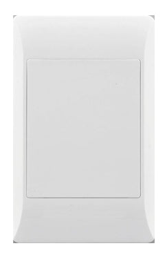 SOCKET E/MATE 2X4 BLANK PLATE WHITE