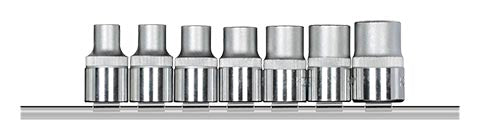 SOCKET GED RED TORX SET 1/2" 7PCE