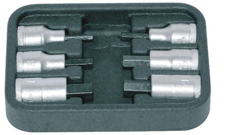 SOCKET GEDORE SET A/KEY 1/2 IN19PA-6