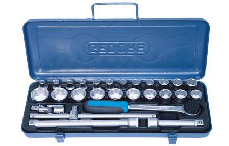 SOCKET GEDORE SET BHX 1/2 D19/22TMZ