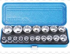SOCKET GEDORE SET BHX 1/2 D19AK