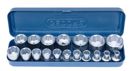SOCKET GEDORE SET C-D 1/2 C19MK
