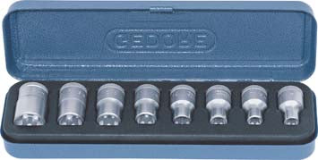 SOCKET GEDORE SET TORX 1/2 TX19-FT