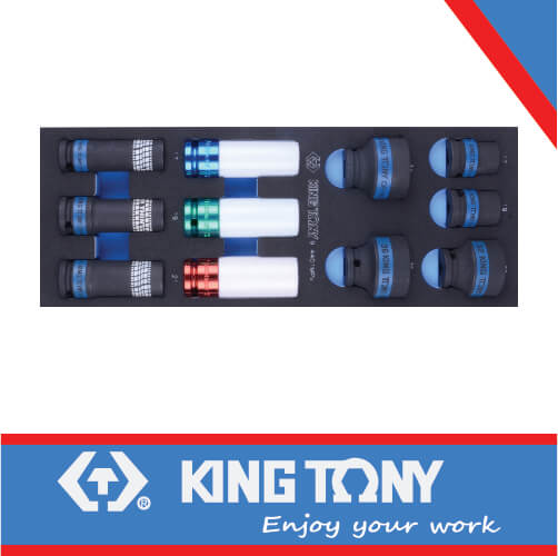 SOCKET SET 11PC 1/2″ IMPACT EVA FOAM