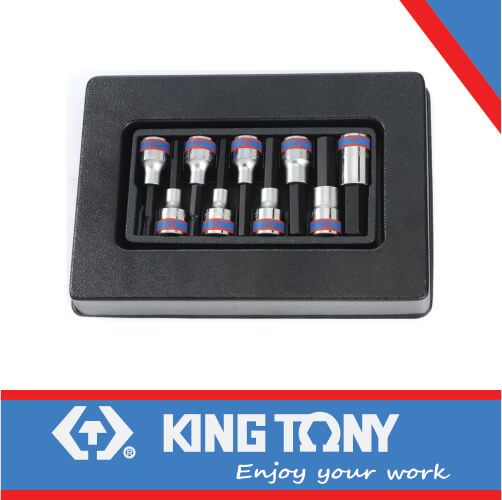 SOCKET SET 1/2″ HEX BIT 4-17MM 9PC