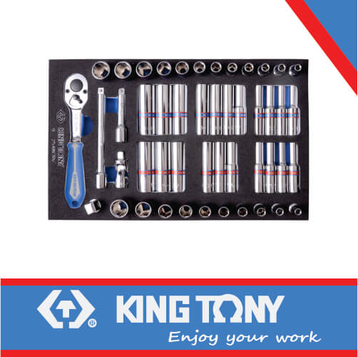 SOCKET SET 1/4″ COMBINATION 48PC EVA FOAM