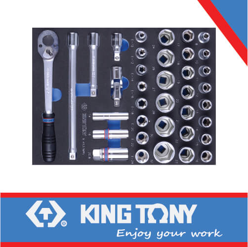 SOCKET SET 37PC 1/2″ EVA FOAM
