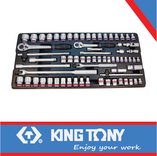 SOCKET SET COMBINATION 3/8″ AND 1/2″ 69PC